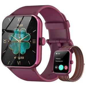 UK Smart Watch Men Women Fitness Tracker Blood Pressure Heart Rate Sport Watches - Picture 1 of 10