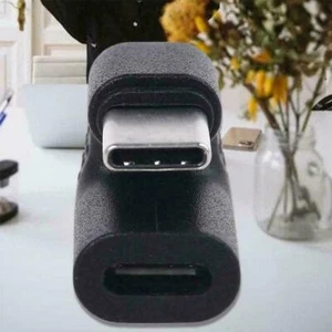 180Degree USB 3.1 Type-C Male to Female Converters For Cellphone Adapter Y2I6 - Zdjęcie 1 z 11