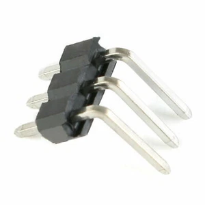 2.54mm Pitch Single Row Right Angle Male Pin Header Connector Surface Mount  - Picture 1 of 8