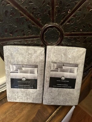 Fundas estándar 100 % algodón Eclipse colección hotelera nuevas en paquete Foto 1 de 3