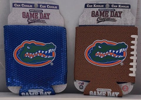 NCAA Florida Gators Set of 2 Game Day Outfitters Can Koolies *NEW* Cover