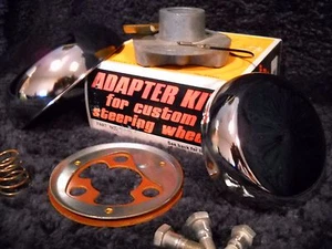 NOS 3268 GRANT Chrome Steering Horn Kit for-1963-65 Avanti & 53-63 Full SizeFord - Picture 1 of 6