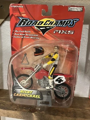 Ricky Carmichael GOAT RARE Road Champs MXS Moto x Dirt Bike Toy Motocross Cr250 - Image 1 of 2
