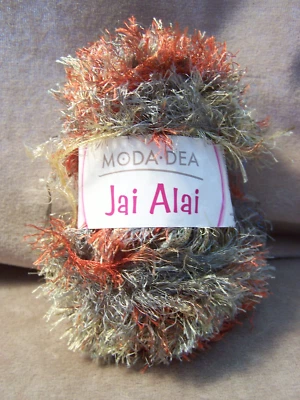 Moda-Dea Jai Alai Eyelash Yarn -Raffia - New - Image 1 of 4