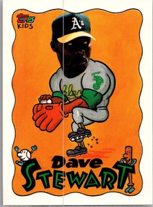 1992 Topps Kids #117 Dave Stewart Very good