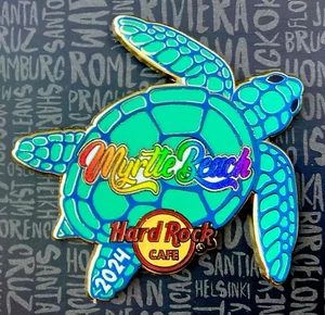 2024 HARD ROCK CAFE MYRTLE BEACH RAINBOW TIE DYE SEA TURTLE LE PIN - Imagen 1 de 1