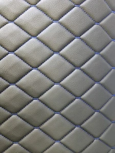 60x36 Vinyl Faux Leather Fabric Quilted Foam Backed Headliner Upholstery - Picture 1 of 1