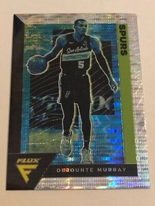 2020-21 Flux Basketball Exclusive Pulsar #158 - Dejounte Murray - Spurs
