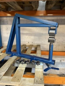 Bank/Schraubstock englisches Rad mit Amboss, komplette Einrichtung, Rollmaschine - Bild 1 von 6