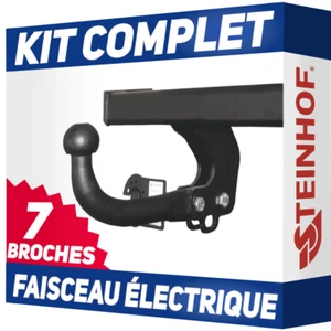Pour Seat Toledo II 4P Berline Stella 99-04 Attelage fixe+faisceau 7 broches - Bild 1 von 5