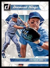 2023 Donruss Baseball Diamond Kings Base #5 George Brett - Kansas City Royals