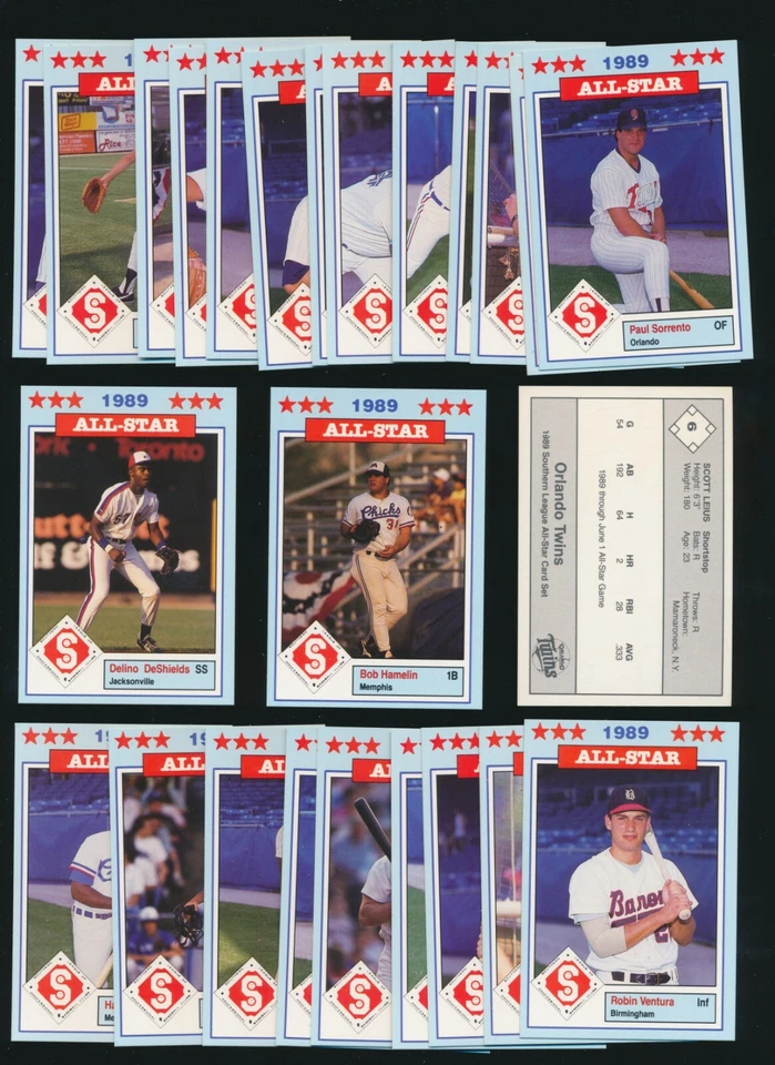1989 Jennings Southern League ALL-STARS -Full Set (25) w/ ROBIN VENTURA SORRENTO - Image 1 of 1