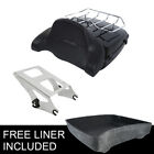 Chopped Pack Trunk Pad & Two-Up Rack For Harley Tour Pak Road Street Glide 14-23