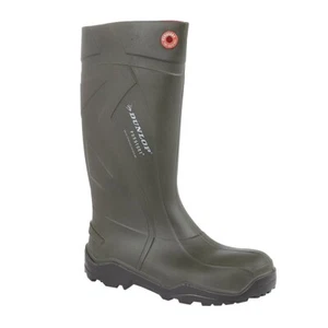 Dunlop Purofort professionelle isolierte geschäumte PU Licht Wellington Stiefel grün - Bild 1 von 2