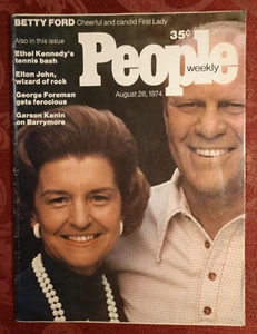 PEOPLE August 26 1974 BETTY FORD Elton John Garson Kanin George Foreman +++ - Picture 1 of 1
