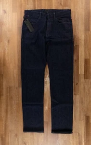 Vaqueros Z ZEGNA pierna recta azul marino oscuro talla 31 auténticos nuevos con etiquetas - Imagen 1 de 7