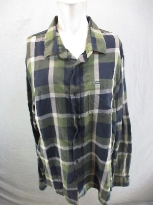 Volcom Size L Mens Multicolor Plaid 100% Cotton Button Up Flannel Shirt 1Bl5 - Image 1 of 4
