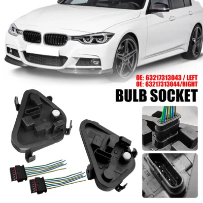 NUEVO enchufe bombilla trasera luz trasera izquierda + derecha se adapta a 12-15 BMW 320i 328i 335i EOA Foto 1 de 4