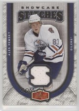 2006-07 Flair Showcase Showcase Stitches Ales Hemsky #SS-AH
