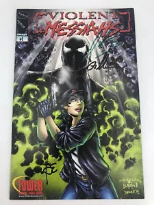 Violent Messiahs 2000 ISSUE #1 Image TRIPLE AUTOGRAPHED SIGNED Comic Book - Picture 1 of 4