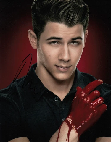 NICK JONAS AUTHENTIC SIGNED SCREAM QUEENS 10X8 PHOTO AFTAL & UACC [12869] Cover