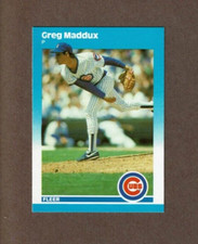 1987 Fleer Update U-68 Greg Maddux Chicago Cubs Rookie Card NM-MT+
