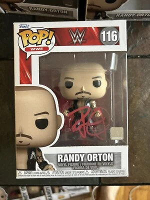 RANDY ORTON AUTÓGRAFO FIRMADO WWE POP FUNKO 116 BECKETT BAS CERTIFICADO DE AUTENTICIDAD ENVIADO PROTECTOR Foto 1 de 4
