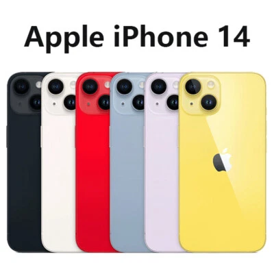 Apple iPhone 14 5G 256GB/128GB IOS Ohne Simlock 6,1" Smartphone Dual SIM 12MP - Bild 1 von 4