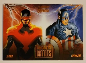 2022 Fleer Ultra Avengers X-Men vs Avengers Greatest Battles Orange 073/549 SSP - Picture 1 of 2
