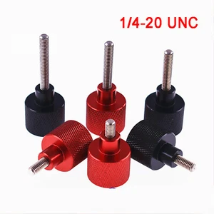 Tornillos de pulgar moleteados anodizados de aluminio de cabeza alta UNC 1/4-20 - Imagen 1 de 3