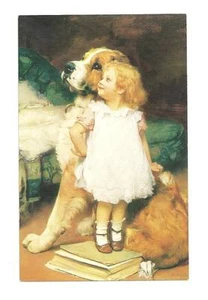 BALTIMORE MD Haussner's Little Girl Saint Bernard Dog - Picture 1 of 1