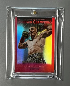 TEOFIMO LOPEZ 🏆WORLD CHAMPION!!! ✨ROOKIE✨PLATINUM REFRACTOR CARD!!! - Picture 1 of 2