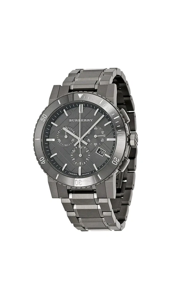 Burberry BU9381 серый ремень, циферблат часов. - Изображение 1 из 1