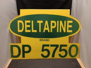 Vintage Deltapine DP 5750 Folding Double Sided Sign - Picture 1 of 8