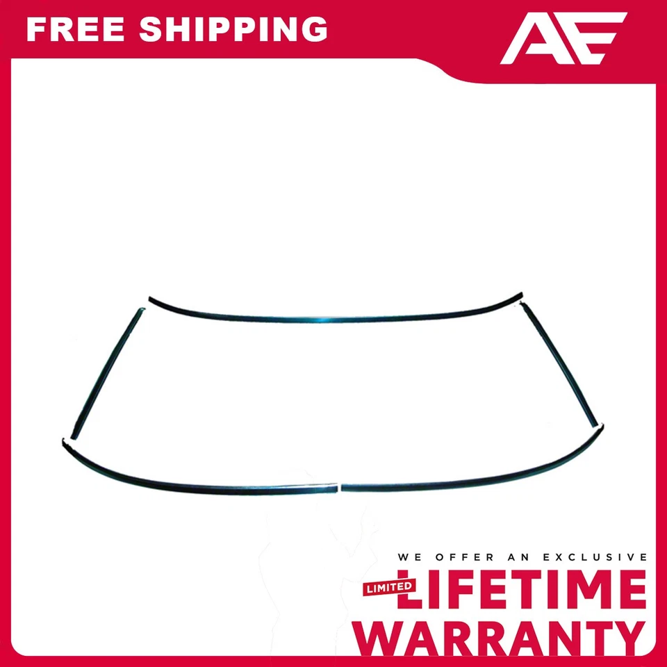 Комплект молдингов переднего лобового стекла для Chevrolet Camaro Pontiac Firebird 1967-1969 годов выпуска - Изображение 1 из 1