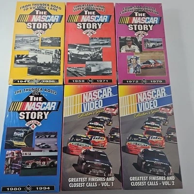 The NASCAR Story Volumes 1-4 Greatest Finishes and Closest Calls Vol 1 - 2  VHS - Image 1 of 4