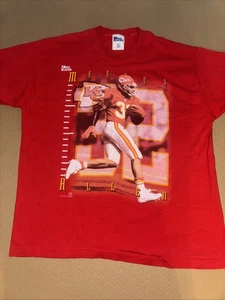 Vintage NFL Pro Player Kansas City Chiefs Marcus Allen 32 Shirt XL Red 1995 USA - Picture 1 of 4