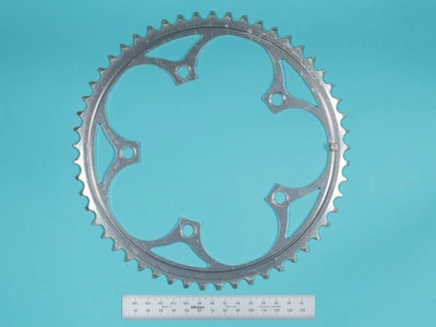 Plato - Shimano Dura-Ace 17V5300 - Tipo A, 53t, 130mm BCD, 2×6/7/8s Foto 1 de 4