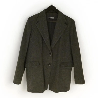 Jil Sander Men’s Grey Tweed Wool Blazer Jacket Size 44 100% Virgin Wool Italy - Image 1 of 4