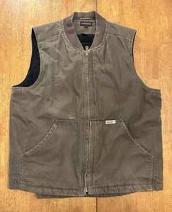 Wolverine Workwear Canvas Insulated Vest Jacket Large - Picture 1 of 7