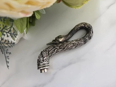 Perilla de plata de mayordomo vintage de Sherle Wagner años 70 Foto 1 de 4