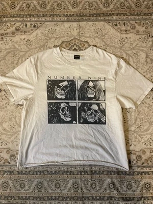 ARCHIVE Number (N)ine Takahiro Miyashita Skull Comic Tee Shirt Size 2 M Y2K - Image 1 of 4