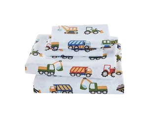Sheet Set Construction Equipment Trucks Tractors Green Yellow Red blue New # ... - Bild 1 von 2