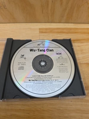 Wu tang clan can it all be so simple cd PROMO RARE vintage - Image 1 of 4
