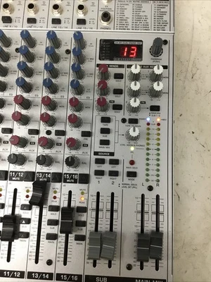 Behringer EURORACK UB2222FX-PRO Mixer Parts/Repair Only Power Flashes Read - Image 1 of 4