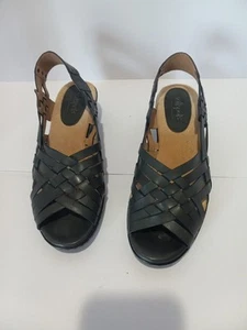 Softspots Womens Tela Leather Slingback Huarache Sandals Shoes Womens 8 W - Picture 1 of 4