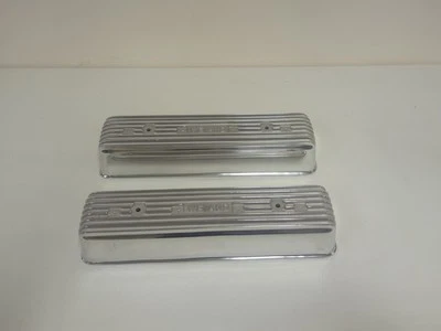 49-56 OLDSMOBILE WEIAND CUBIERTAS DE VÁLVULA DE ALUMINIO CON ALETAS CADILLAC Studebaker Foto 1 de 4