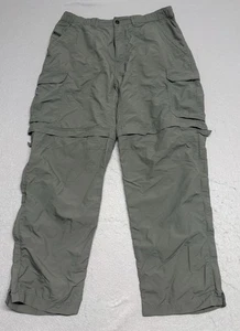 REI CO-OP Men's 34Wx30L Light Green Convertible Cargo Pants Utility - Picture 1 of 8