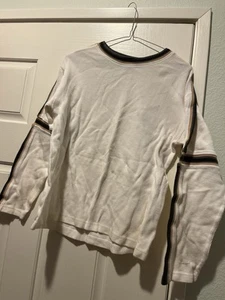 UTILITY QUALITY CLOTHING WHITE COTTON LONG SLEEVE THERMAL SHIRT BOY XL 14/16 - Picture 1 of 8