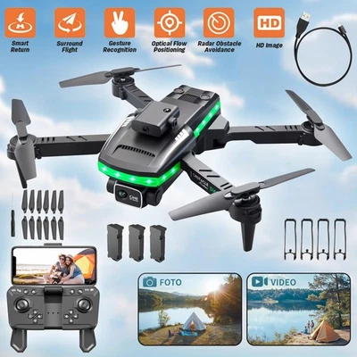 4K Mini Drohne Dual Kamera Faltbar RC Quadrocopter Drohne für Kinder Erwachsene - Bild 1 von 4